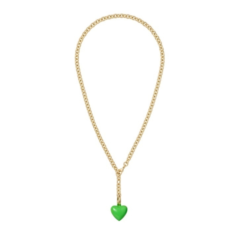 Roxanne Assoulin The Mini Puffy Heart Charm Necklace